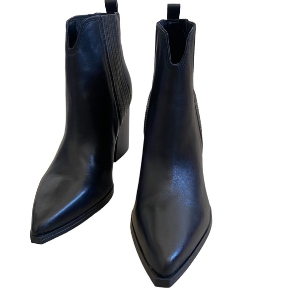 NEW! Marc Fischer Maree Chelsea boot style pointy toe ankle boot 10 chunky heel - Picture 7 of 16